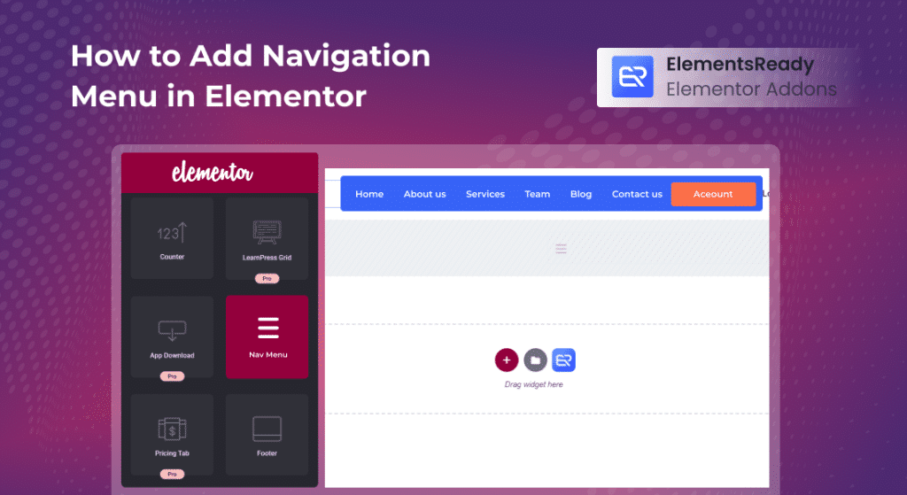 How to Add Navigation Menu in Elementor