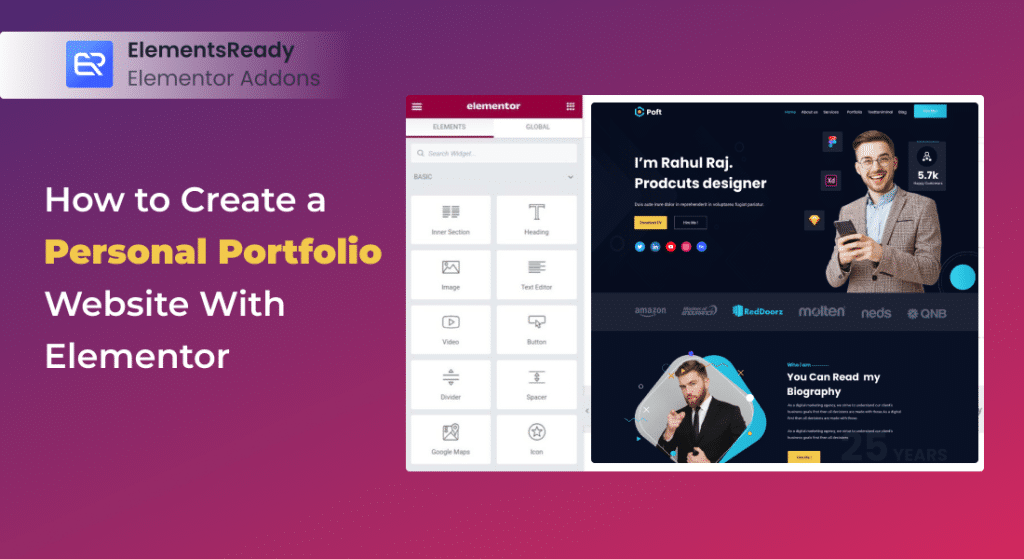 How to Create a Personal Portfolio Website With Elementor
